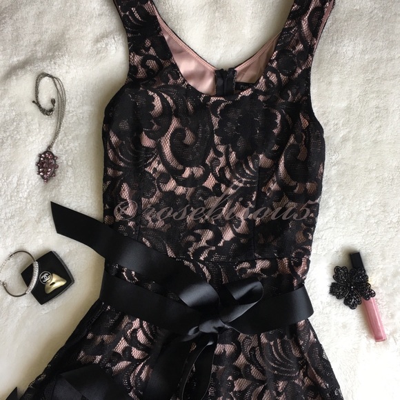 Rue21 Dresses & Skirts - 💗🆕{RUE 21} Black/Pink Lace Overlay + Tulle Dress
